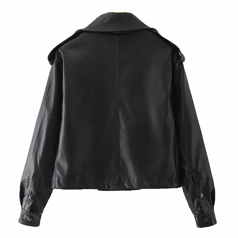 Giubbini in ecopelle corti sale