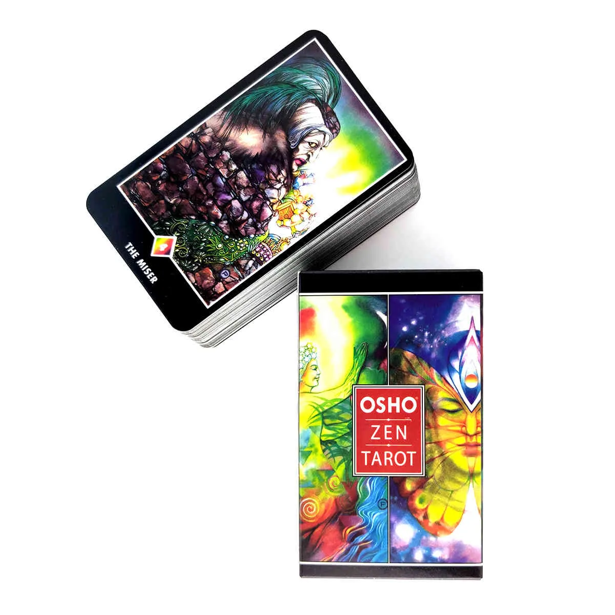 Nuove carte dei Tarocchi Osho Zen e guida PDF Divinazione Deck Intrattenimento Feste Gioco da tavolo Supporto drop shipping 78 Pz/scatola