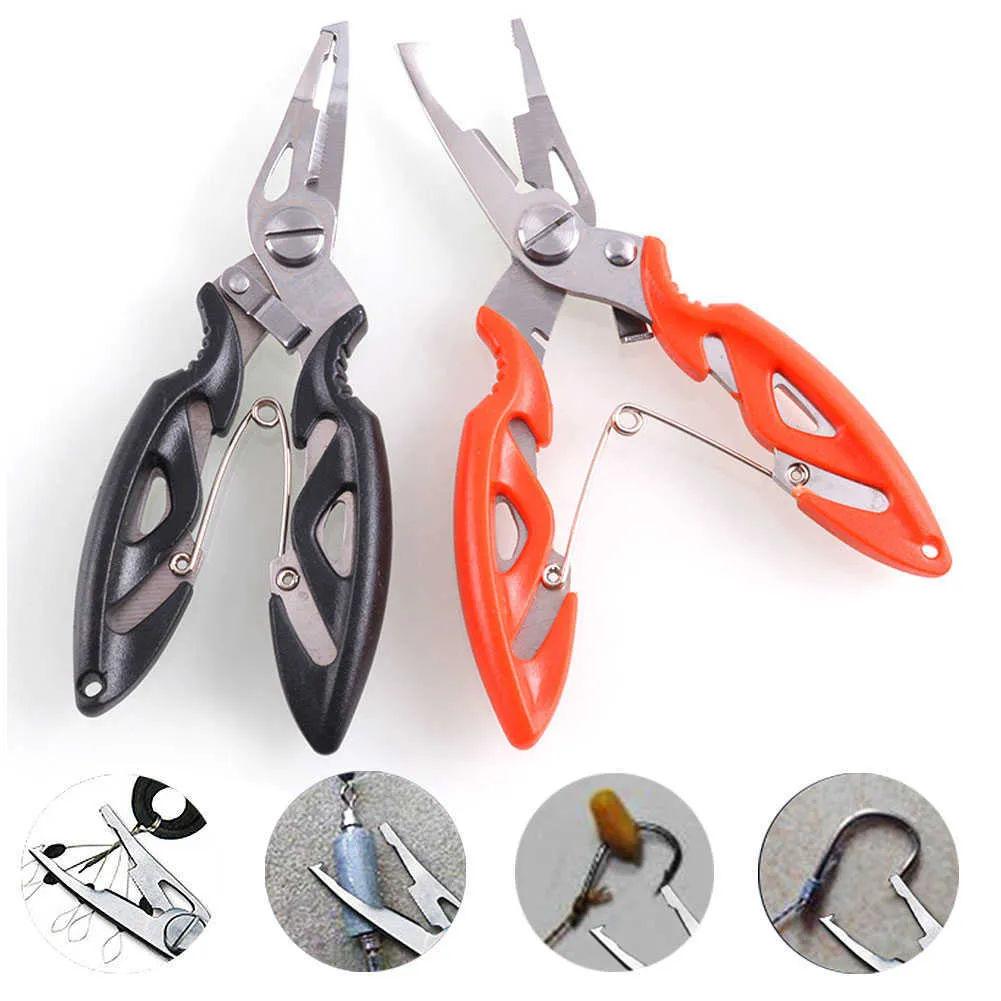 Outdoor Fishing Plier Scissor Braid Line Lure Cutter Hook Remover Fishing Tackle Tool Cutting Fish Tongs Multifunction Scissors