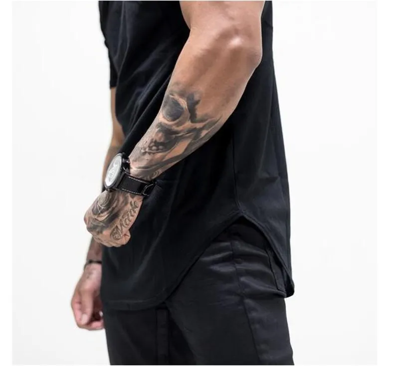 Brand Mens Muscle T-shirt Bodybuilding Fitness Men Tops Cotton Singlets Plus Tshirt à grande taille Mesh Coton Tshirt à manches courtes 220309
