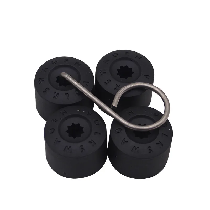 ₩39,657에서 M14 * 1.5mm 블랙 스틸 휠 볼트 잠금 러그 너트 골프 보라 자동차 액세서리에 대 한 키로 세트 1K0 ...