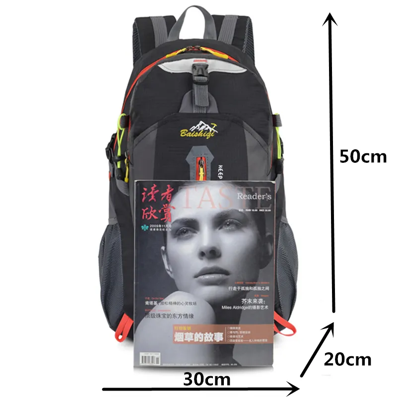 Backpack de escalada de viagem Bolsas de viagem à prova d'água 35l Knaps Mackt Macks Outdoor Camping Rucksack Sport Back Mackpacks285h