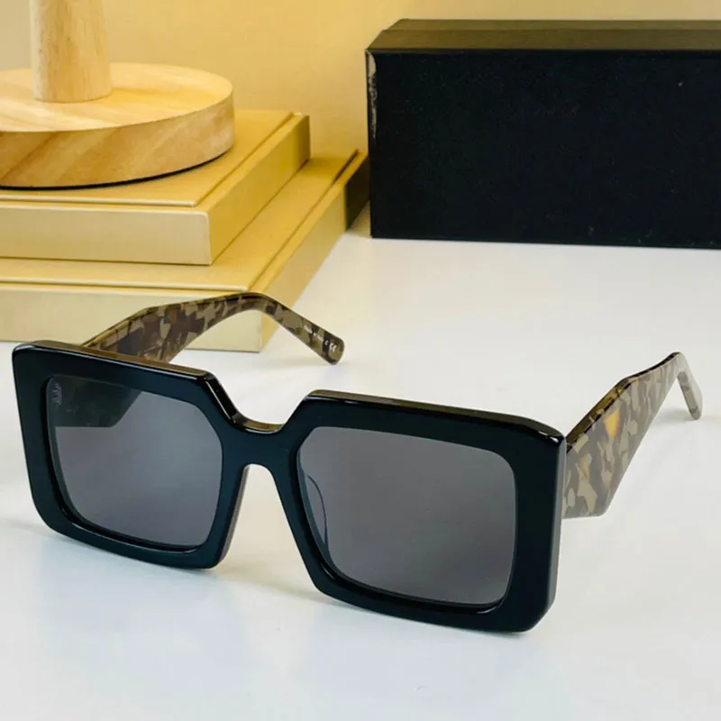 Kadın güneş gözlükleri pr 16ys tasarımcı parti gözlükleri bayanlar sahne tarzı en yüksek kaliteli moda yumru stereo çizgi kare çerçeve tasarıme164m