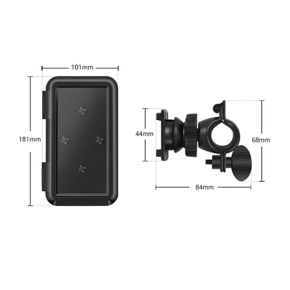 6.7インチの自転車のオートバイの電話ホルダーの電話サポートXiaomi Samsung iPhone GPS自転車防水防御カバー車