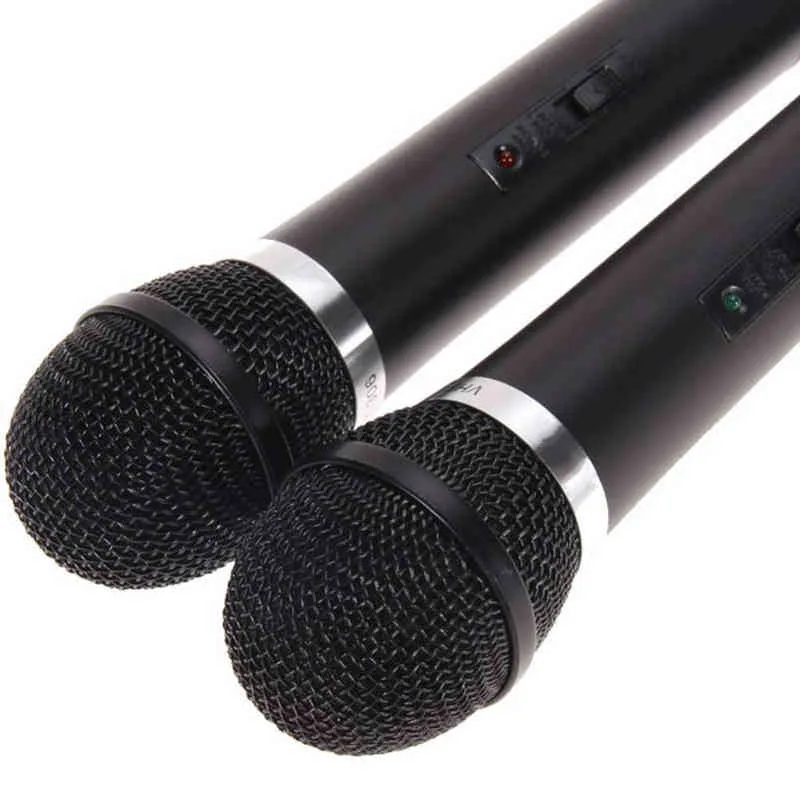 AT306 Profesjonalny Karaoke Dual Wireless Handheld System mikrofonowy dom KTV W2203145481365