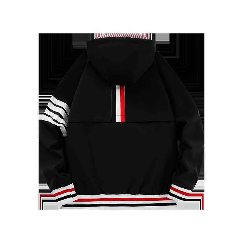 Jackets 2021 New Autumn Hoodie Jacket Men Clothing Korea Fashion Coats Streetwear Harajuku Y2k Long Sleeve Plus Size Clothes