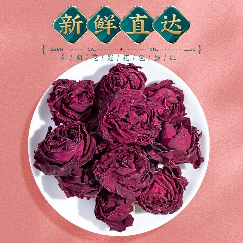 Mcgretea 40g China Natural Roses Flower Tea Chinese Organic Red Healthy Tea Dried Flowers Buds Yunnan Mo Hong