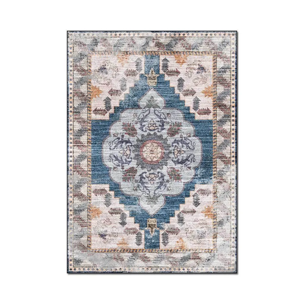 Böhmen Persiska Mandala Mattor Vardagsrum Sovrum Non-Slip Area Mattor Boho Marocko Etnisk Dörr Mats Gypsy 80x160 Dropshipping 210329