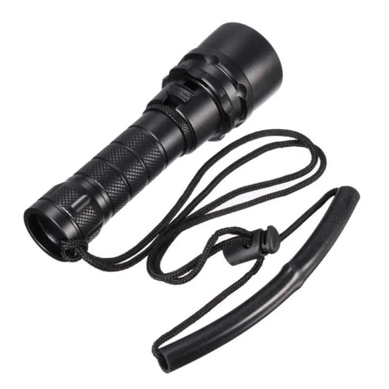 Lumière de plongée sous-marine professionnelle 200 mètres L2 imperméable IPX8 IPS8 LED LED CAMPING LANTERNA TORCH en 18650 21060818547055737