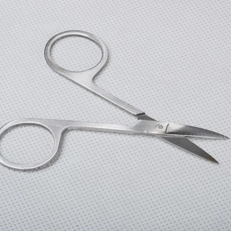 Home Stainless Steel Small Eyebrow Scissors Hair Trimming Beauty Makeup Nail Dead Skin Remover Tool T2I519095631512