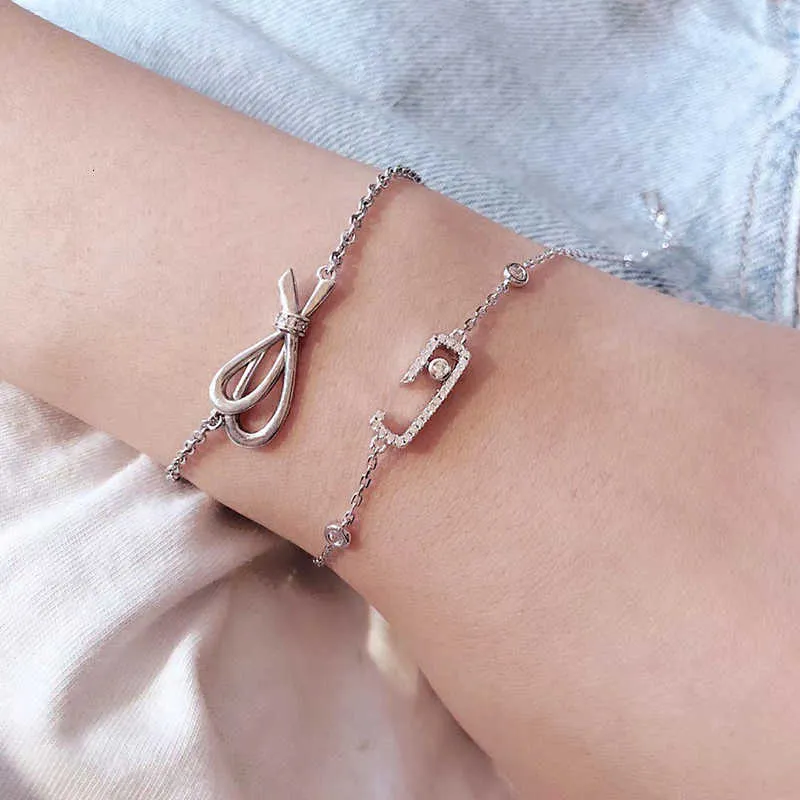 Brand Pure 925 Sterling Silver Jewelry For Women Thin Silver Chain Bracelet Praty Wedding Jewelry Slide Stone Bracelet Rose Gold6772900