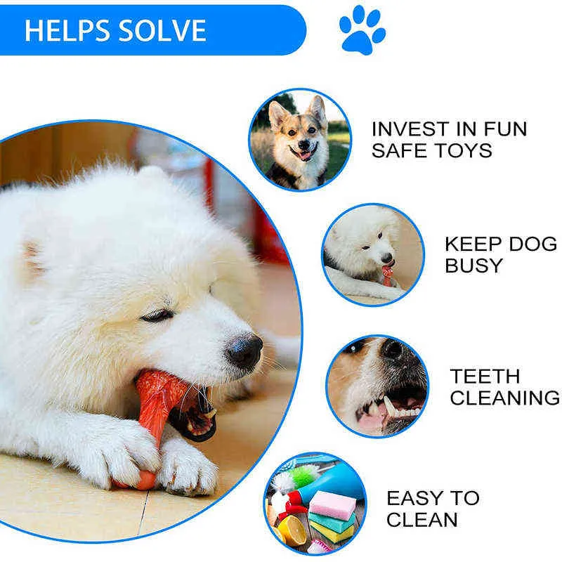 Benepaw Durable Nylon Dog Bone Non toxique Saveur de boeuf Jouets pour animaux de compagnie pour les mâcheurs agressifs Jeu de formation de dentition Jouer 211111