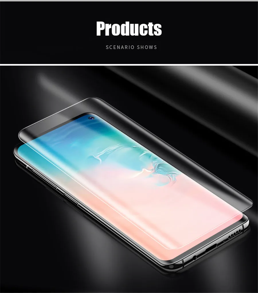 Vidro temperado para Samsung Galaxy S10 Plus S9 S8 Protetores de tela S20 S21 S10E S 9 8 10 E Nota 20 Ultra1064705