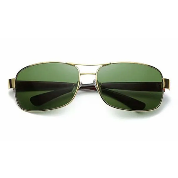 Модные прямоугольные солнцезащитные очки для мужчин и женщин, дизайнерские металлические оправы, уличные солнцезащитные очки UV400 для вождения Z39 с Case307i