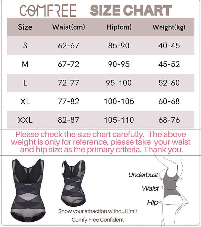 New Women Body Trainer Slimming Underwear Bodysuit Shapewear Shaping Tummy Shaper Control High Waist Chest Binder