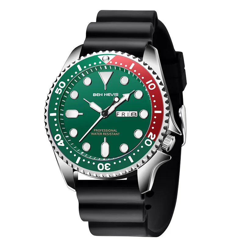 Sport Luminous Waterproof Quartz Watches Mens Military Calendar Watch Men Whatches Tag Wach Hours Male Clock
