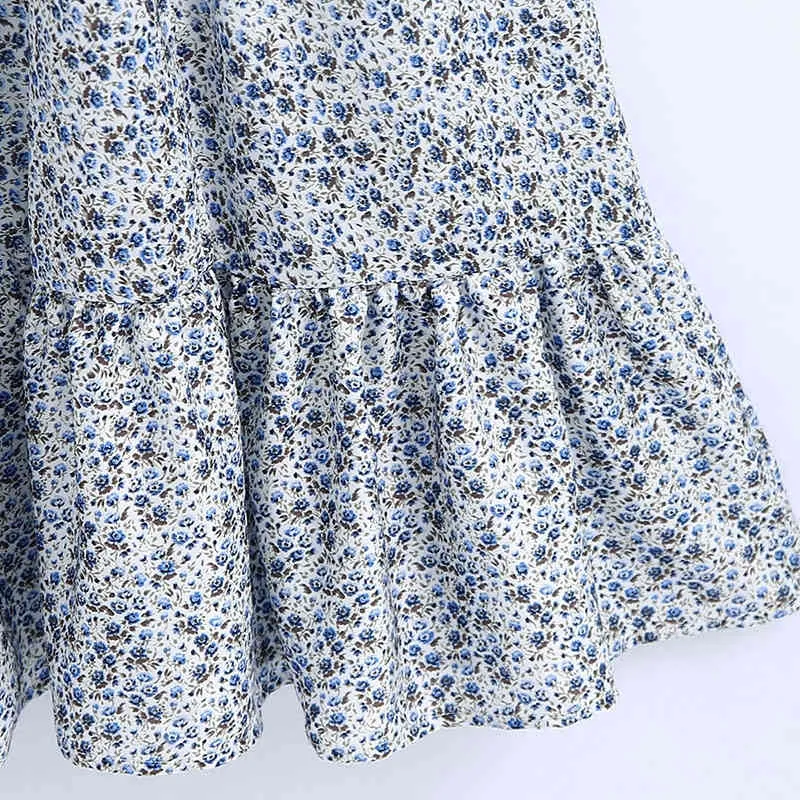 Frauen Sommer Vintage A-Line Kleid Ärmelloses Drucken Neck-montiert Weibliche Mode Elegante Straße Kleider Kleidung Vestidos 210513