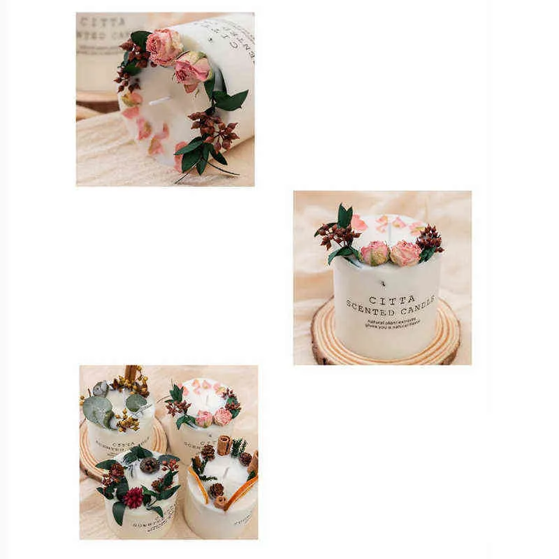 Nieśmiertelne kwiaty w puszkach kadzidło świąteczny stół domowy domek dekoracja prezent wakacyjny romantyczny prezent walentynkowy