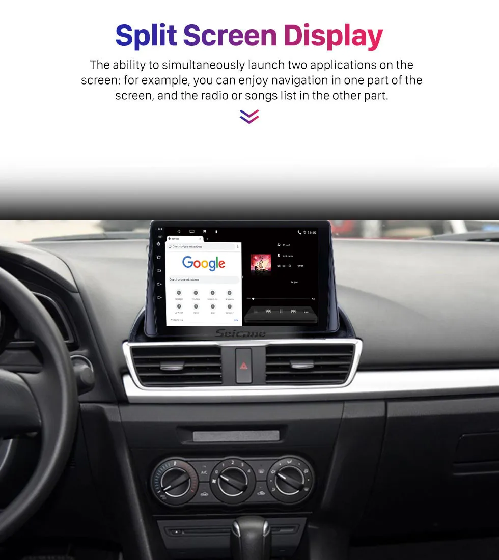 Android 10.0 2Din Car dvd Lettore multimediale GPS Mazda 3 Axela 2013-2018 supporto SWC OBD wifi Mirror Link 2GB RAM 32GB ROM