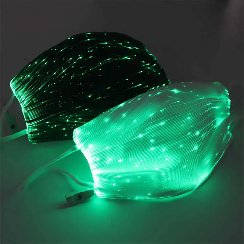 i che cambiano maschere LED luminose maschera luminosa di Halloween con filtro PM2.5 maschera natalizia antipolvere DAS220