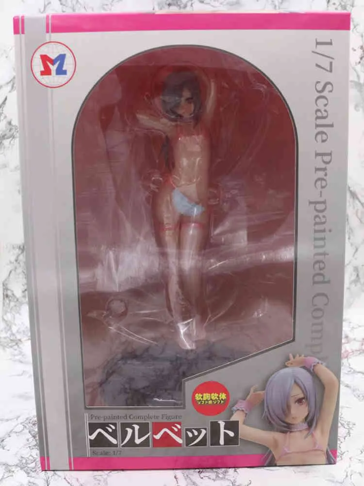 Q-six Sexy Mädchen Figur Akeiro Kaikitan Badeanzug Langes Haar Kurzes Haar 24 cm Anime Figuren PVC Action Figure Spielzeug Modell Puppe Geschenk X0503
