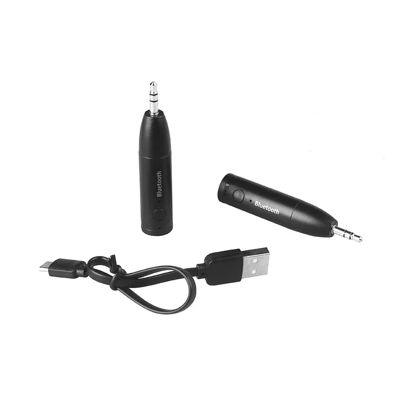 USB-гаджеты-приемник 35 мм Aux Bluetooth-адаптер 50 Аудио передатчик для наушников Динамик Музыкальный автомобильный комплект Беспроводной ключ3211079