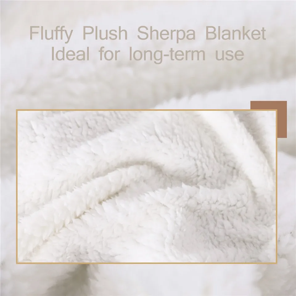 KINTTING Deken Manta Fleece Cover Sofa / Bed / Plane Travel Beddengoed Beddenspread Aangepaste Kinderen Volwassenen Gift