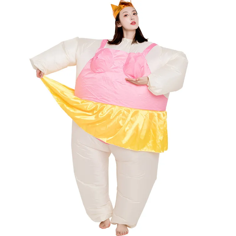 Costume de poupée mascotte adulte Hawaii danse Ballet Sumo Costumes gonflables Halloween dessin animé mascotte poupée fête jeu de rôle décor habiller vêtements