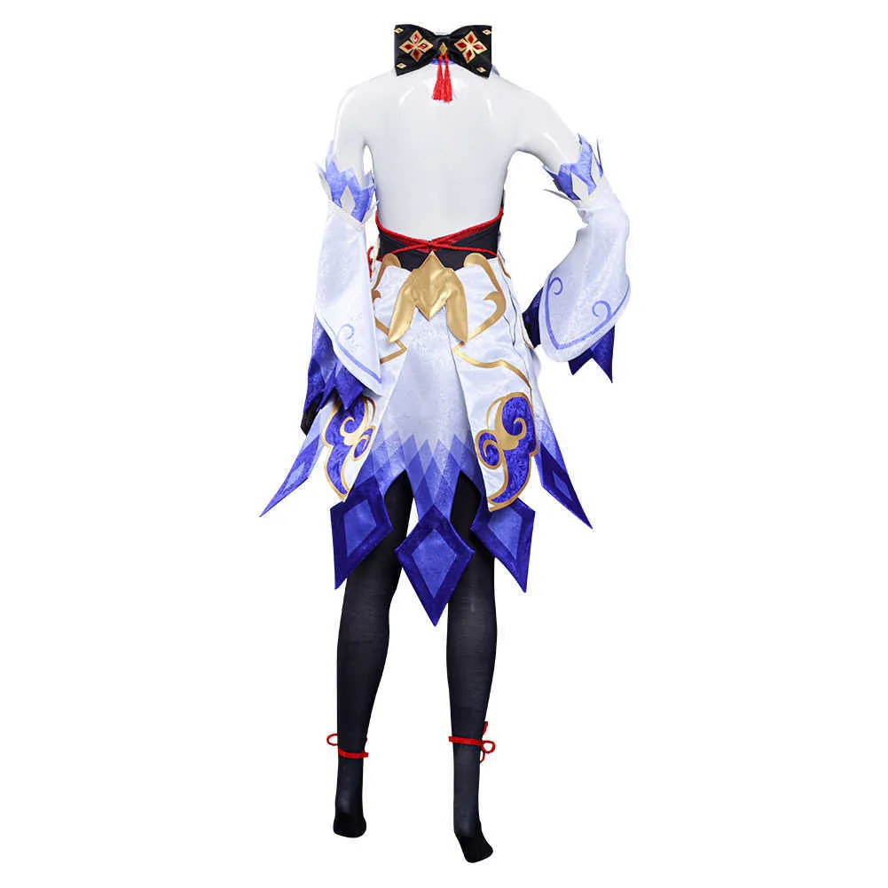 Jeu Genshin Impact - GanYu Cosplay Costume Combinaison Tenues Halloween Carnaval Costume Y0913
