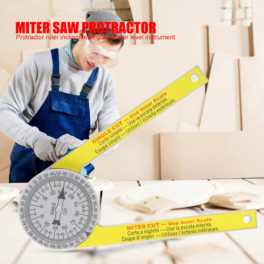 マイターSAW SAW SACH ABS Digital Protractor Rulor Ruler Tlinometer Protractor Miter Saw Angle Level Meter測定Tool4306842