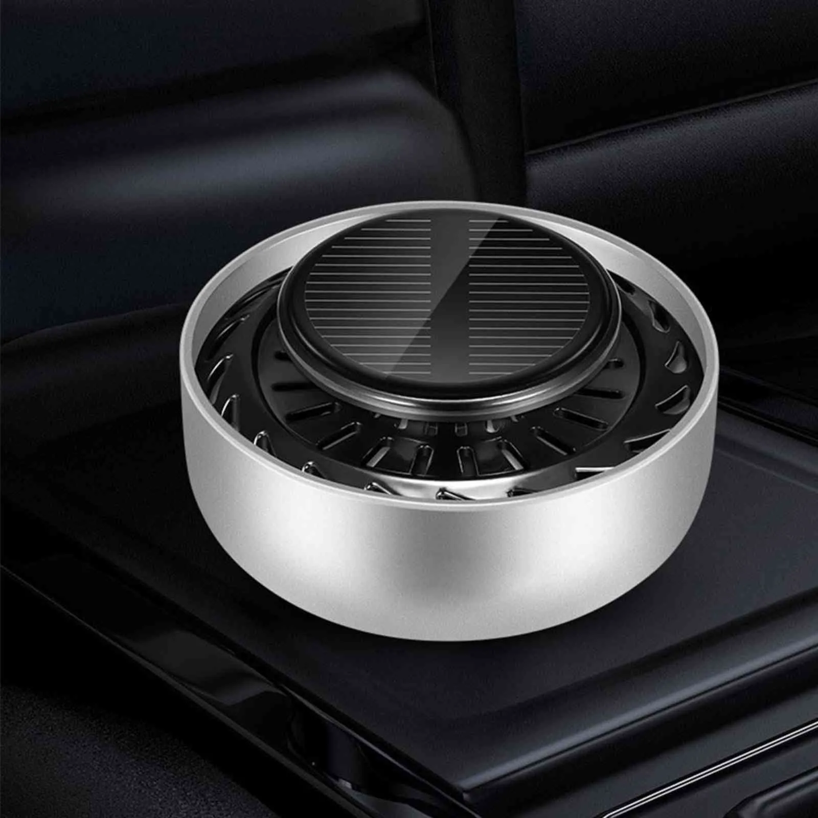 Diffuseur de parfum de parfum de parfum de Rotation de purificateur d'air intérieur automatique de désodorisant à énergie solaire de voiture