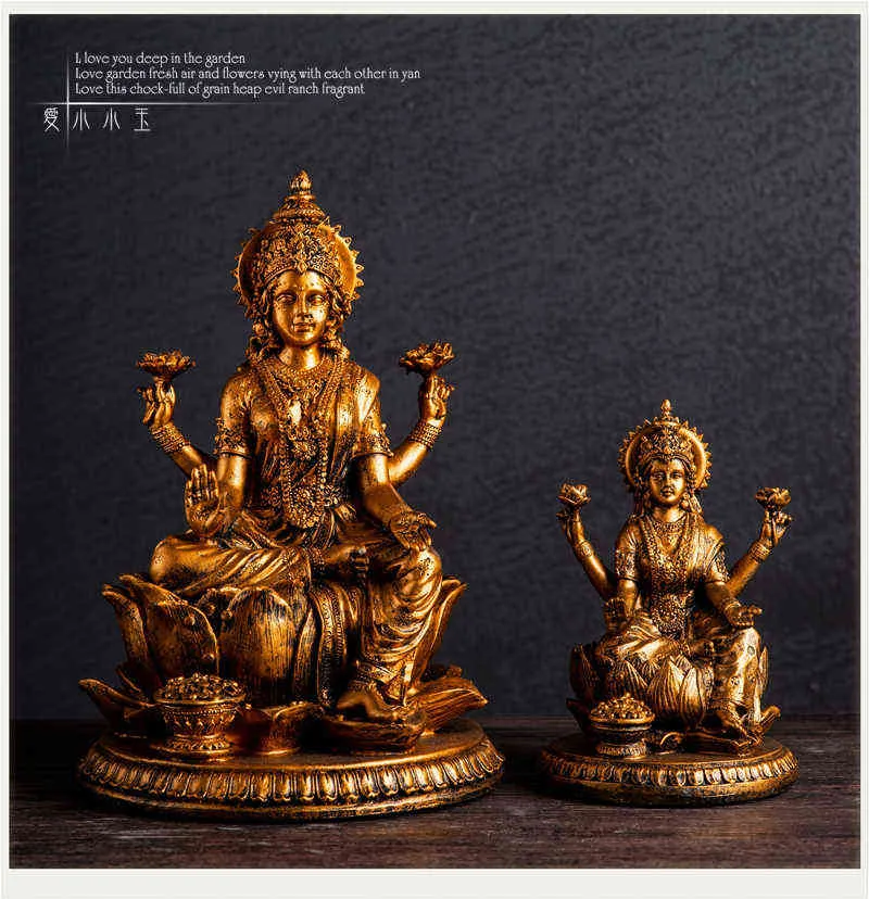 Hindouisme Figure Statue Vishnu Shiva Neige Montagne Déesse Singe Dieu Hakuman Résine Petits Ornements Maison Accessoires 211108