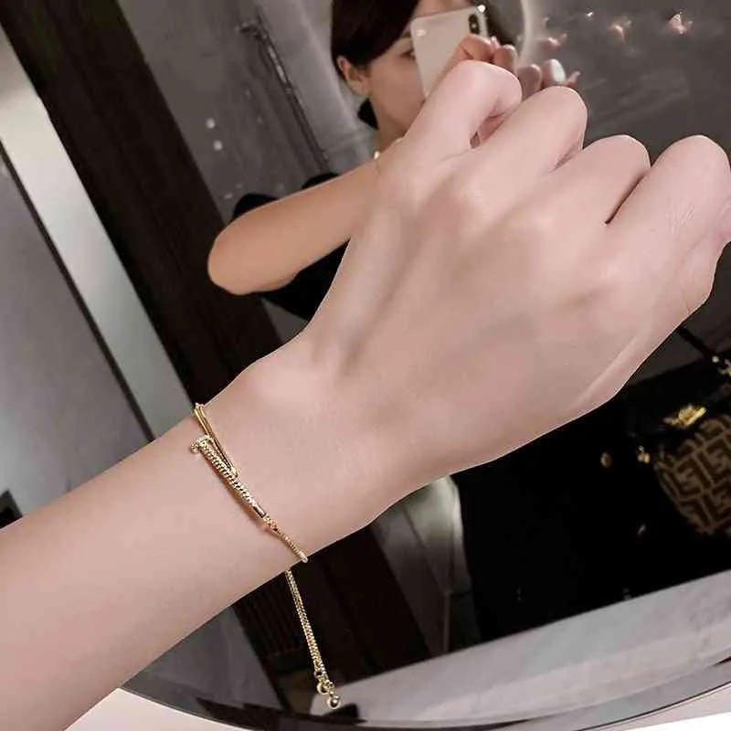 14k Real Gold Plated Fashion Jewelry Micro-inmatad Zircon Elegant Armelates for Woman Holiday Party Daily Luxury BracelateQo6o