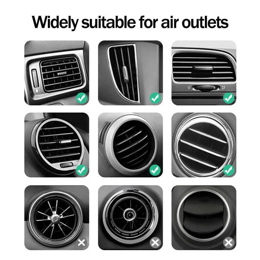 10W Wireless Fast Car Charger Air Vent Mount Telefonhållare för iPhone XS Max Samsung S9 Xiaomi Mix 2s Huawei Mate 20 Pro 20 RS3498608