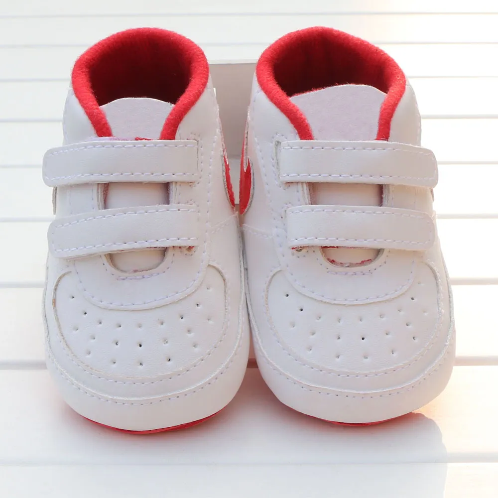 Scarpe da bambino neonati scarpe a strisce di fiore di scarpe da bambino morbida bambini prima scarpe walker prewalker6379718