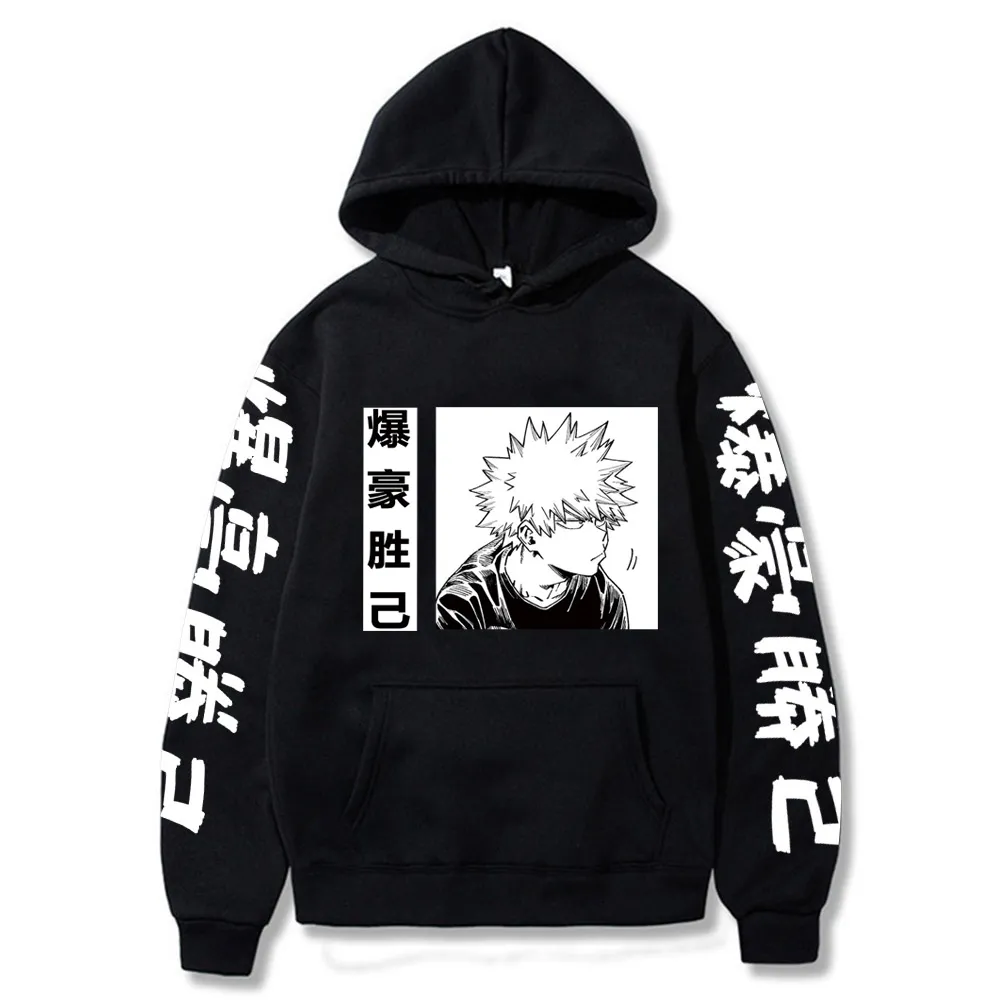 Katsuki Bakugo Hoodies Sweatshirt Moleton Pullovers Casaul Tops My Hero Academia Y0319