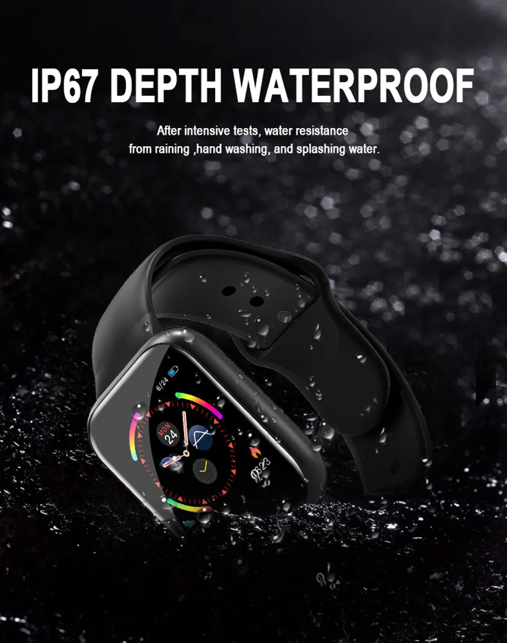 I5 Nouveau étanche intelligente Smart Watch Femmes Bluetooth Smartwatch pour Apple iPhone Xiaomi Heart Monitor Tracker Fitness Tracker PK P70 P68G8086766