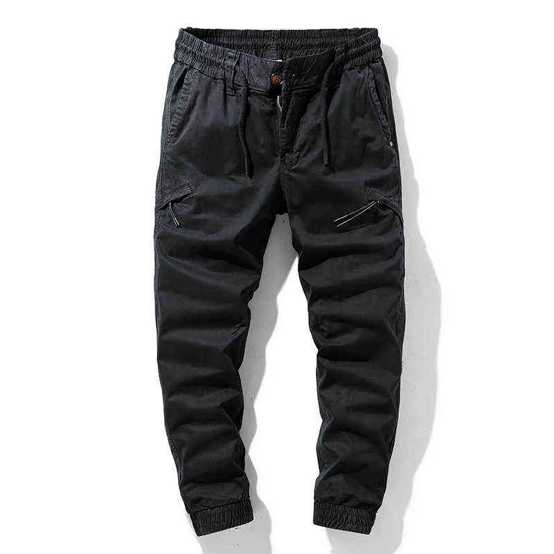Men Cargo Pants Military Tactical Multi-Pocket Outdoor Jogger Pants Casual Cotton Trousers Overalls Hiking Trekking Pants Men 211201