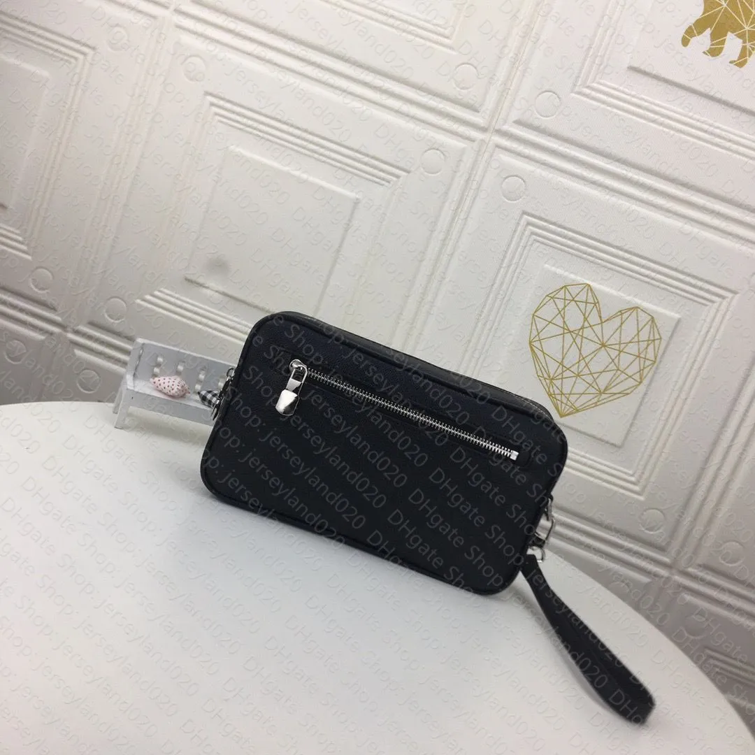 N41663 Pochette Kasai 디자이너 남성 클러치 손목 줄 가방 N41664 Portefeuille Zippy XL 주최자 여권 커버 비즈니스 코인 290N