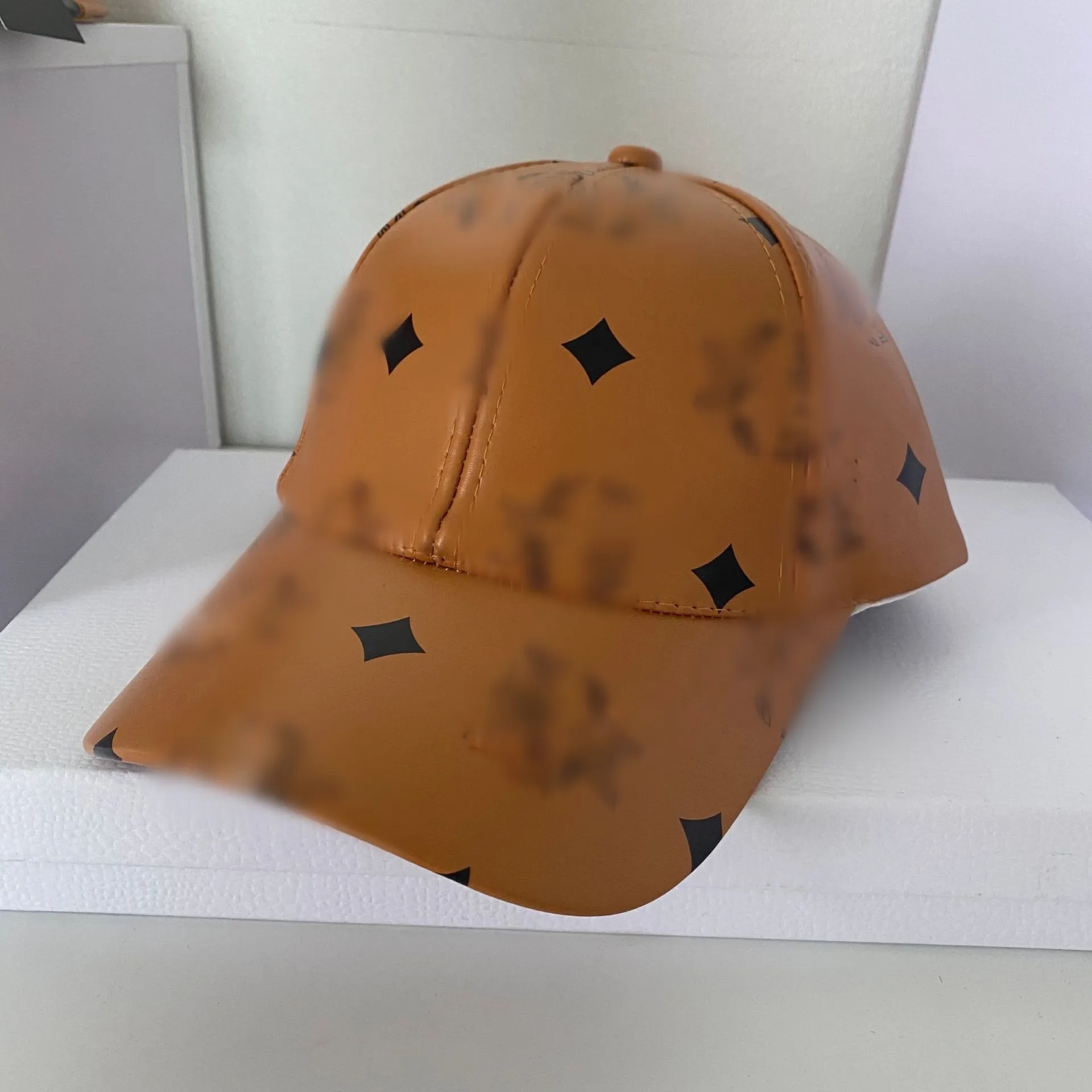 Brown men designer bucket hat letter printed letter hip hop leather mens designers sun hats high quality fashion womens luxury cap254b