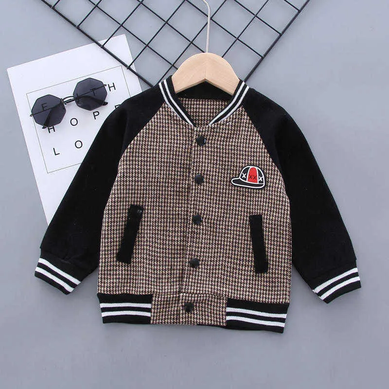 Spring Autumn Baby Outwear Boys Coat Children Girls Clothes Kids Ball Infant Sweatershirt Toddler Jacket SUIT 0-5 Years 211011