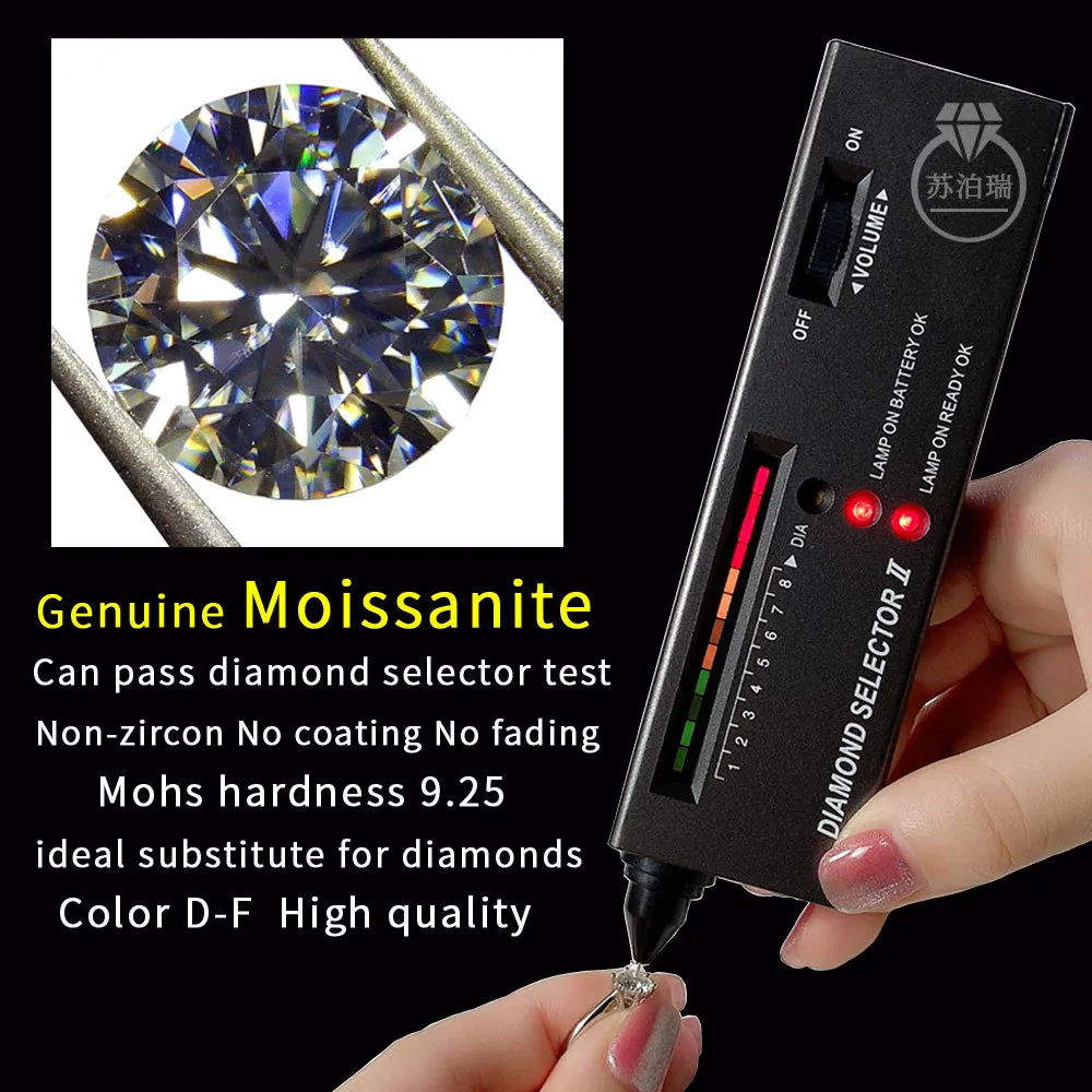 Véritable bracelet Moissanite 1-2CT lab Diamant Gemstone Bracelet Réglable 925 Bijoux De Mariage En Argent pour Femmes cadeau d'anniversaire Gift259t