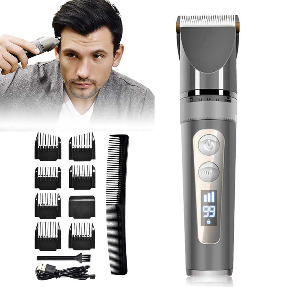 Hair Clipper Professional Hair Trimmer Barber Hair Cutting Machine Electric Shavers for Men Beard Shaving Razor Beard Trimmer P0817