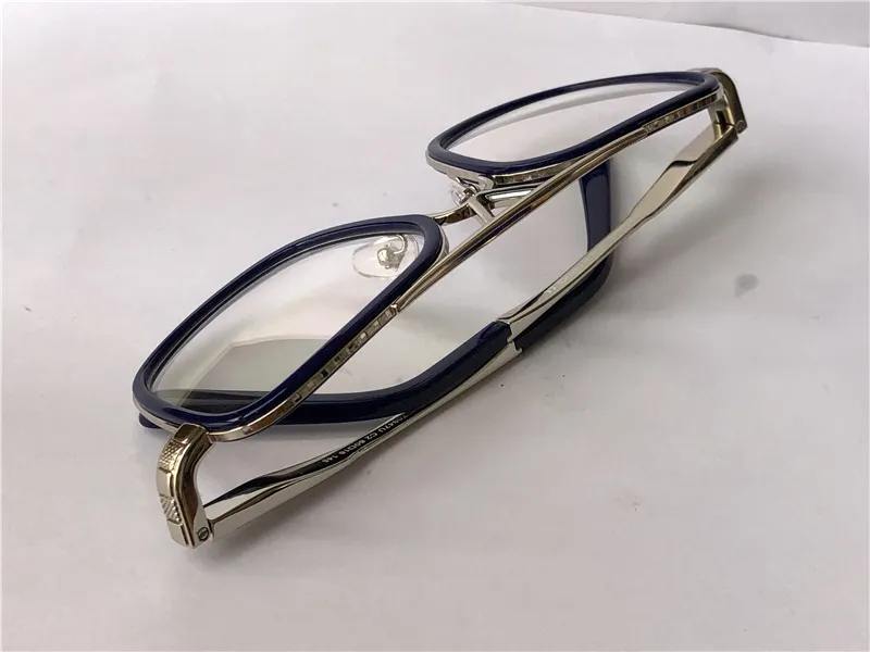 Os óculos ópticos de design de moda pop mais vendidos, armação quadrada 0947, lente transparente HD de alta qualidade com estojo, estilo simples, transparente263c