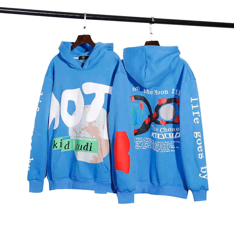 Kid Cudi Męska Bluza Hip Hop Hip Hop, ubrania uliczne Harajuku, sweter, jesień zima 6531048