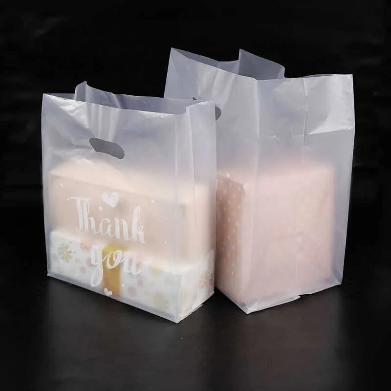 emballage merci bonbons sacs-cadeaux respectueux de l'environnement dragées au chocolat doux en plastique petit gâteau sac emballage de mariage 210724