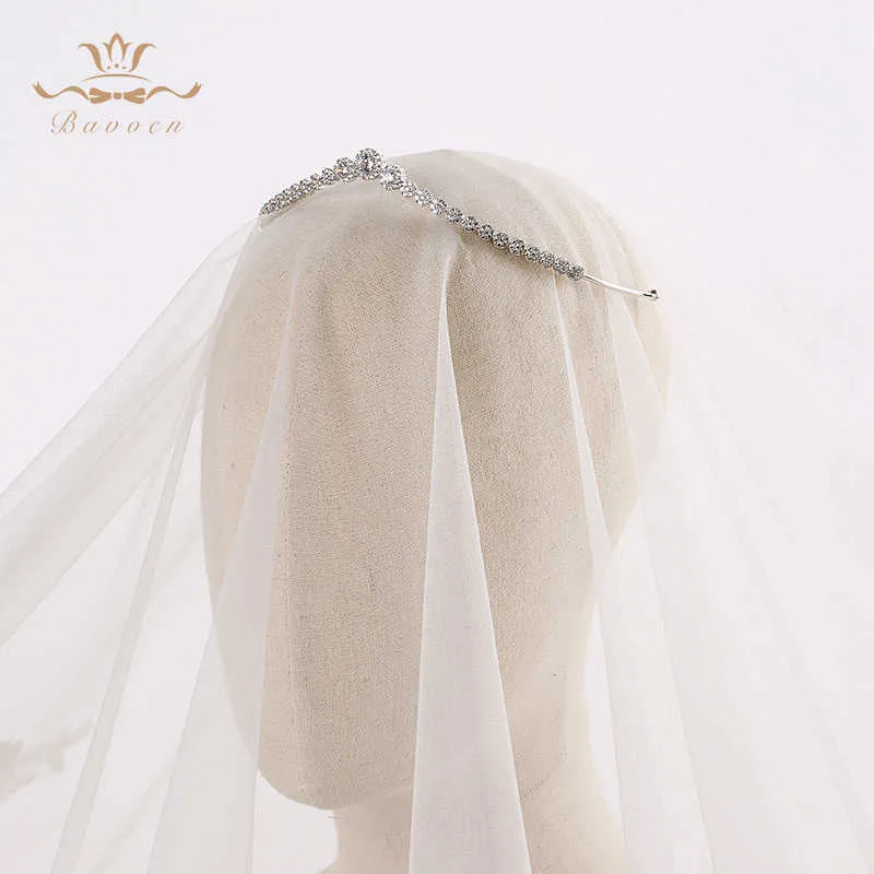 Simple Clear Shinny Zircon Brides Crowns Tiaras Wedding Hairbands Plated Crystal Wedding Hair Accessories Party Headwear X0726