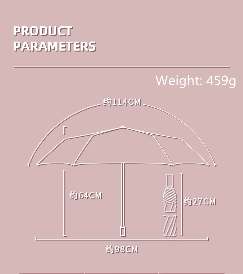 Rain Parasol Женщины подарок Водонепроницаемый кружевной границы Umberlla складной ультрафиолетовые защиты от солнечных зонтиков для девочек