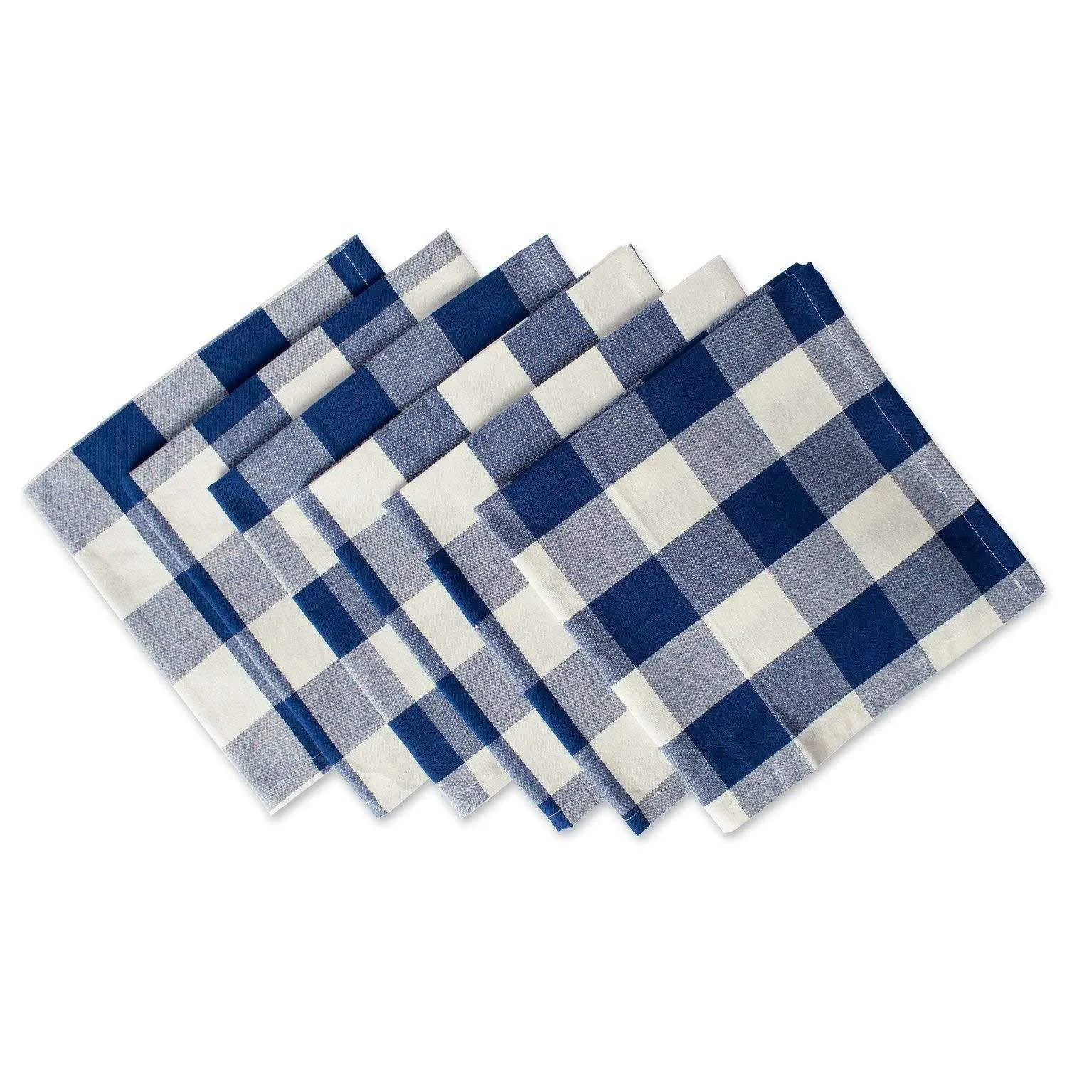 Servilletas de tela de lavado con agua simples de estilo europeo, 2 uds., servilletas de mesa de comida de algodón a cuadros multicolores