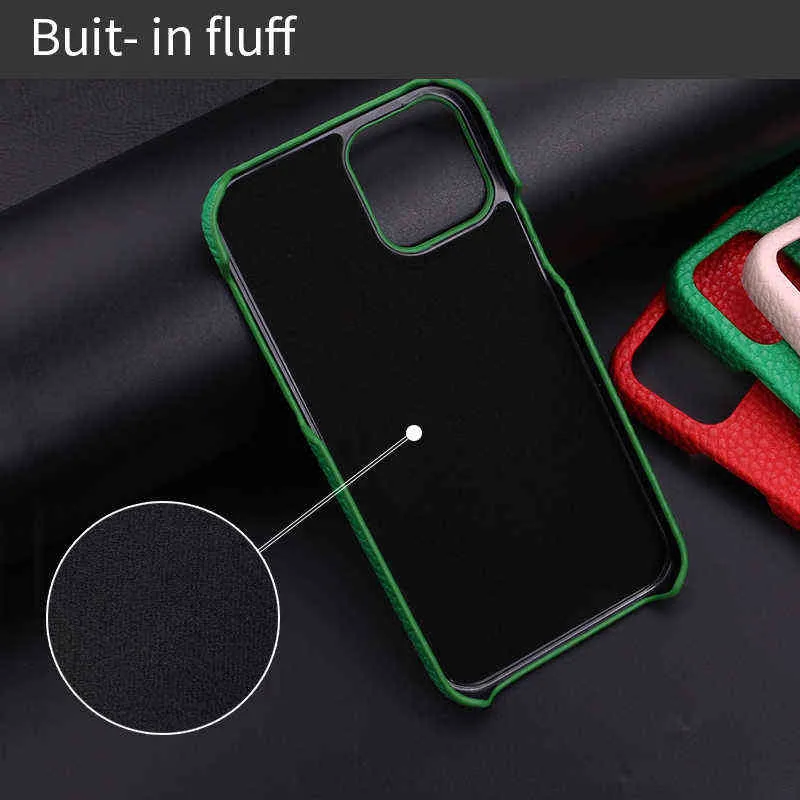 Coque de téléphone en cuir à Grain de galets, nom Initial personnalisé personnalisé pour iPhone 12 11 13 Pro X XR XS Max 78 Plus, étui de téléphone à faire soi-même H15087583